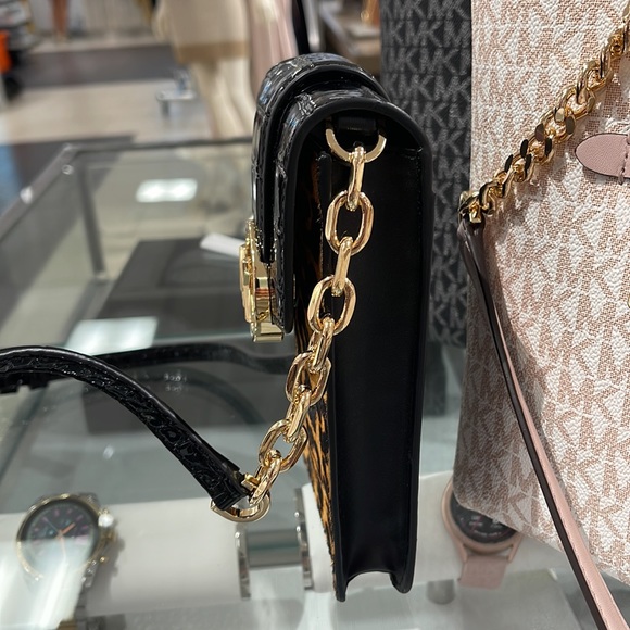 Michael Kors Carmen Small NS Phone XBODY HairCalf 
Black Multi - Picture 5 of 16